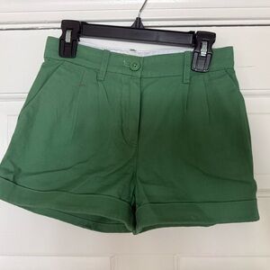 Girls - Crewcuts Green Shorts - 8Y